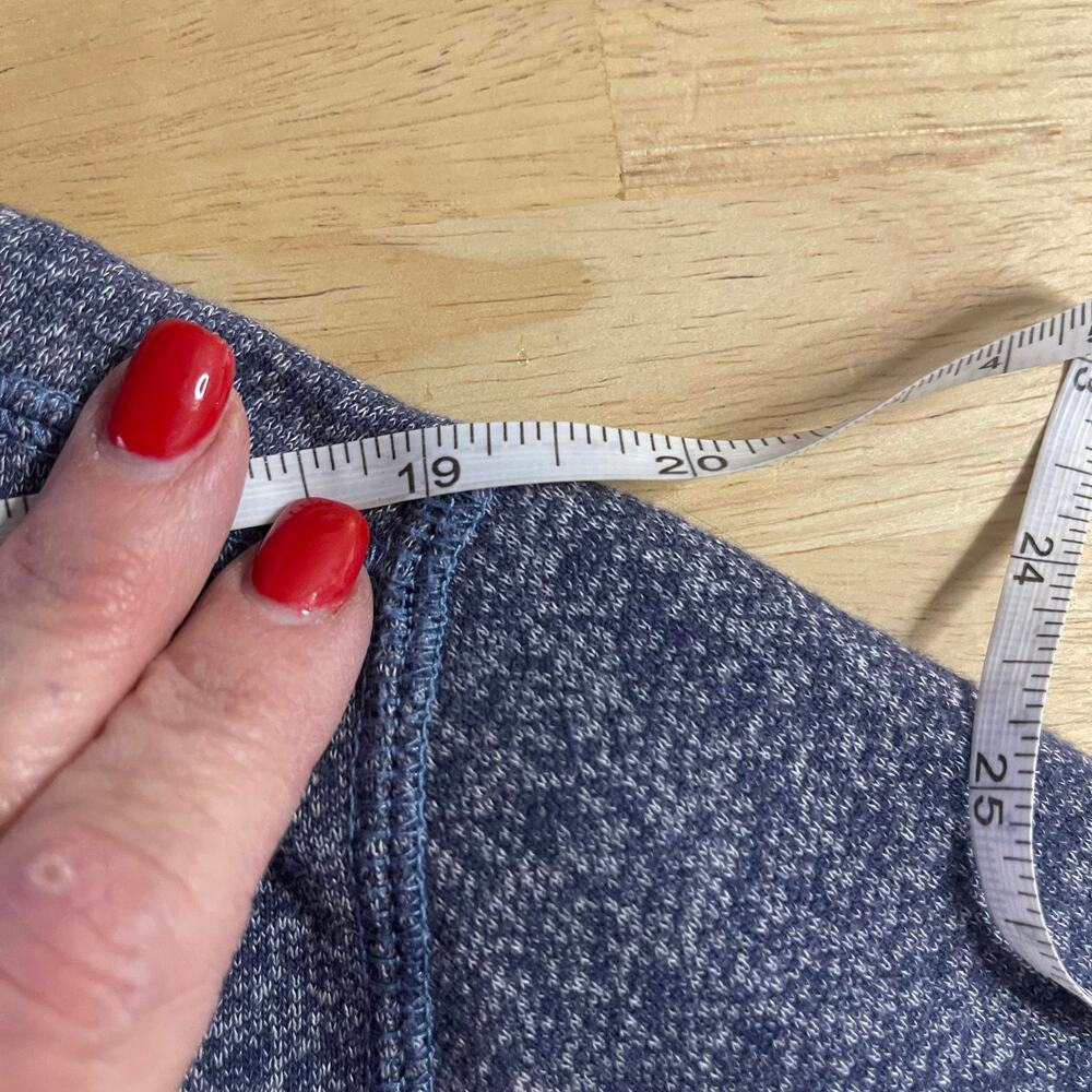 Izod Saltwater quarter zip half zip pullover knit sweater men's Medium blue gray - Picture 11 of 16